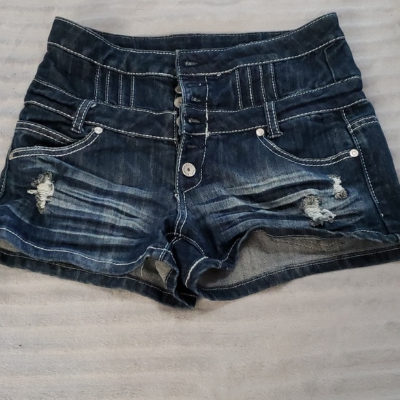 Almost Famous Pants - Blue Jean shorts
